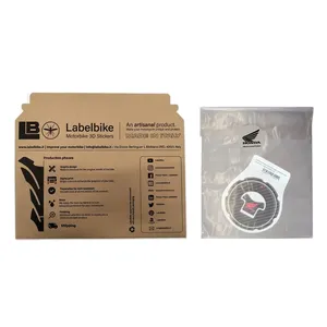 Adesivo Rosso per Tappo Serbatoio Moto Honda, Decorazione Impermeabile per Protezione - Product Image 1