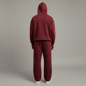 Conjunto Deportivo Personalizado 100% Algodón, Estilo Vintage, Lavado Ácido, Sudadera con Capucha y Pantalones Jogger para Hombre - Product Image 3