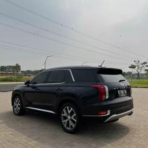 ใช้สำหรับ Hyundai Palisade ที่มีเบาะหนังสีดำภายในรถสีดำสำหรับพวงมาลัยซ้าย - Product Image 2