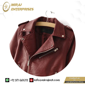 Chaqueta de cuero PU para motocicleta con cremallera, abrigo de calle básico para mujer, nueva Chaqueta corta de piel sintética suave para otoño, moda para mujer - Product Image 6