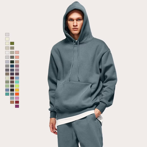เสื้อฮู้ดดี้โอเวอร์ไซส์แบบสวมหัว ผ้าฝ้าย 100% น้ำหนัก 280 กรัม สำหรับฤดูหนาว ผลิตตามแบบ ODM OEM  รับผลิตตามสั่ง  รักษ์โลก ระบายอากาศได้ดี มี 45 สี  ลดราคาพิเศษ - Product Image 1