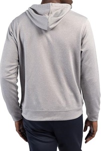 เสื้อสเวตเตอร์ขนแกะแขนยาวแบบสวมหัวมีฮู้ดน้ำหนักเบาสำหรับผู้ชาย - Product Image 3