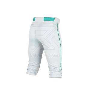 Pantalon de baseball sur mesure en polyester pour jeunes, pantalon de baseball court avec poche latérale, pantalon de baseball pour équipe - Product Image 5