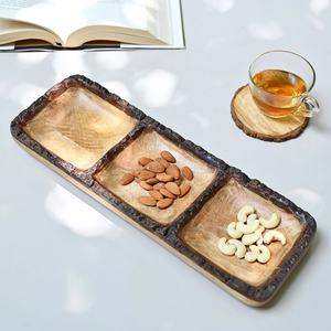 Bandeja de Servicio Hecha a Mano de Latón Puro Ecológico con Asas, Elegante y Decorativa para el Hogar y Eventos - Product Image 6