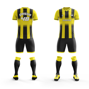 Tenue de football personnalisée de haute qualité, maillot de football pour hommes sur mesure, uniforme respirant de haute qualité - Product Image 6