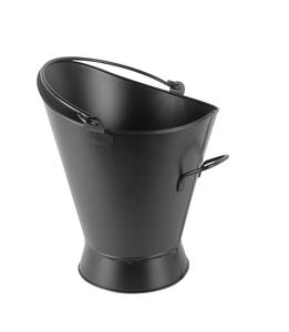 Strong iron <b>coal</b> bucket with durable handle for fireplace storage suitable for both indoor and outdoor heating needs - Product Image 3