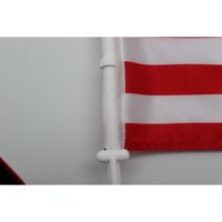 Lot de 2 drapeaux de fenêtre pour voiture USA, accessoires de décoration de fenêtre accrocheurs
