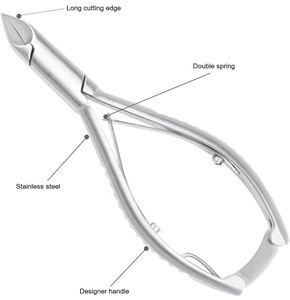 Nuevos Cortaúñas para Diabéticos con Cuchilla Redondeada, Instrumento de Podología, Alicates de Acero Inoxidable Afilados OEM de 14 cm - Product Image 4
