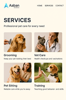 Tienda de suministros para mascotas, desarrollo de sitios web, expertos web de confianza que ofrecen plataformas de negocios de comercio electrónico modernas y asequibles