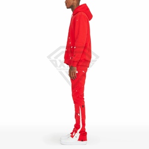 Chándal acampanado para hombre hecho al mejor precio en fábrica, nuevo estilo de calidad superior, chándal acampanado de manga larga para hombre - Product Image 5