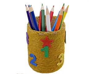 Nouveaux arrivages Porte-crayon en jute Porte-stylo robuste et durable à l'aspect moderne pour le bureau, l'école et la table en vente en gros - Product Image 4