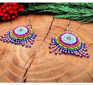 Tutorial de Pendientes de Cuentas para Principiantes, Pendientes con Múltiples Cuentas, Joyería Festiva para Mujer al Mejor Precio, Pendientes de Cuentas - Product Image 6