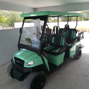 Carrito de palos de golf popular de alto rendimiento, turismo de ocio, carritos de golf levantados para 4 pasajeros a la venta con tablero, compra de carritos de golf - Product Image 1