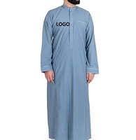 Haute qualité arabe hommes Thobe musulman Long Jubbah hommes Thobe respirant Thobe vêtements islamiques arabe jubbah Pakistan Jalabiya