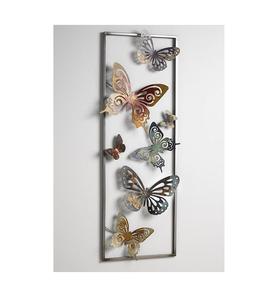 Arts muraux en métal rustique Design floral personnalisé Fournitures en gros Arts muraux et décoratifs Unique Salon Chambre - Product Image 2