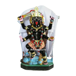 New Amazing Design With Fine <b>Polished</b> <b>Black</b> Marble Kali Mata Sculpture Use For Home And Temple Decoration In Best Price range - Product Image 1