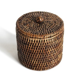 Round <b>rattan</b> paper <b>box</b> with open lid Handmade <b>Storage</b> <b>Box</b> EcoFriendly Natural Home and Home Decor Wholesale from Vietnam - Product Image 4