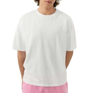 T-shirt décontracté pour homme 100 % coton, haute qualité, respirant, coupe classique, avec logo vintage imprimé numériquement sur le devant – Vente en gros - Product Image 1