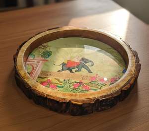 Bandeja Decorativa Multiusos de Madera con Acabado Lacado Ecológico, Duradero y de Primera Calidad para el Hogar, la Cocina y el Desayuno - Product Image 2