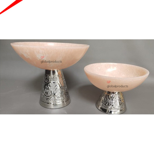 Bol de service décoratif moderne avec base élégante pour la décoration de la table à manger - Product Image 5