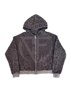 เสื้อฮู้ดมีซิปแบบสวมหัวของผู้ชายเสื้อผ้าแนวสตรีทแบบลำลอง100% ผ้าฝ้ายแบบลำลองสำหรับฤดูหนาวผลิตตามสั่ง - Product Image 1