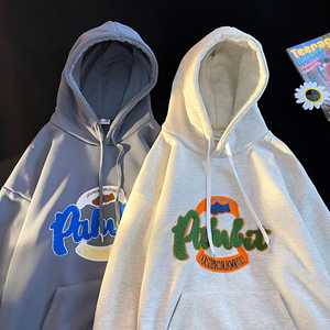 Colores en blanco al por mayor sudaderas con capucha de alta calidad de algodón de lana pulóver en blanco de gran tamaño bordado sudaderas con capucha para hombres en blanco de gran tamaño - Product Image 3