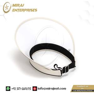 Chapeaux pliables personnalisés été PVC visière casquette mode chapeau de Protection solaire pas cher vide chapeau pour les femmes en plein air cyclisme UPF50 + - Product Image 5