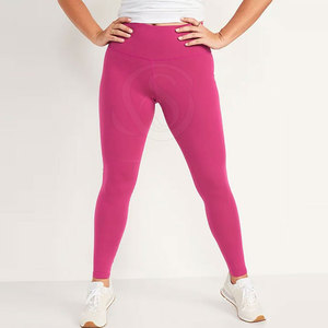 Leggings para Mujer Más Vendidos, MOQ Bajo, Alta Calidad, Color Sólido, Secado Rápido, Transpirables, Tallas Grandes, Spandex/Poliéster, Ropa Deportiva - Product Image 4