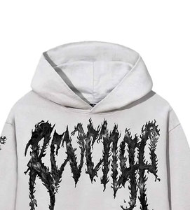 OEM ODM personalizado hombres Rhinestone sudaderas con capucha DTG DTF sublimación sudadera Streetwear pulóver ropa Casual - Product Image 4