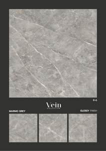 Fábrica nueva 600x600mm colección de alta calidad azulejo de porcelana mate esmaltado para pisos azulejo de aspecto de piedra de Color gris - Product Image 4