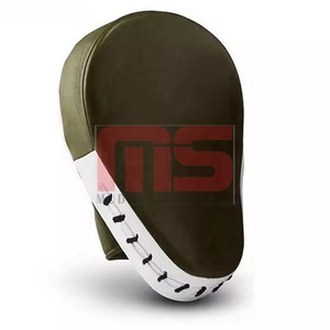 Ensembles de boxe personnalisés pour l'entraînement Coussinets de mise au point en cuir véritable Équipement de kickboxing et de MMA Mitaines de frappe de haute qualité - Product Image 5