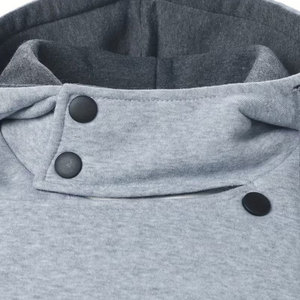Sweat à capuche décontracté pour homme, coupe ample, doublé en polaire, streetwear, sweat à capuche pour l'automne et l'hiver, plusieurs couleurs - Product Image 4