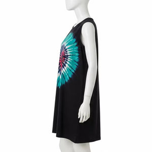 Robes décontractées sans manches, teintes unies, en tissu polyester, légères, confortables, pour l'été, tenue quotidienne, vêtements de mode pour femmes - Product Image 3