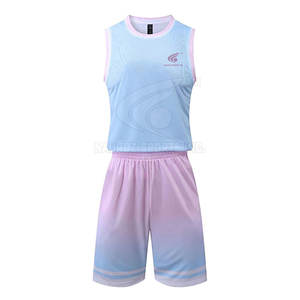 Best Selling Men's Basketball Uniform Set High Quality Printed Breathable Quick Dry 100% Polyester Plus Size Adult Size Fashion - Product Image 1