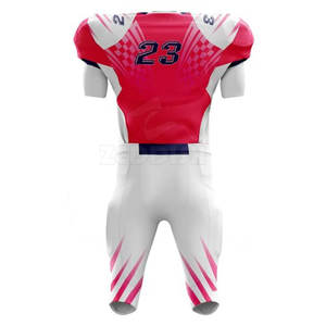 Best Quality Custom Design <b>American</b> Football Uniform Sports Wear with Plus Size Feature Short Sleeves-Affordable! - Product Image 5