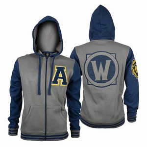 Sweats à capuche personnalisés avec broderie en chenille Sweats à capuche surdimensionnés en coton mélangé avec fermeture éclair en polaire pour hommes - Product Image 1