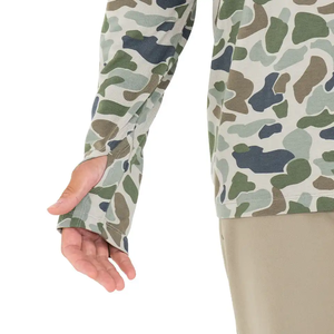 Sweat à capuche pour homme en jersey de pêche 100% polyester, fabrication sur mesure, OEM, commande en gros, protection solaire, évacuation de l'humidité - Product Image 3