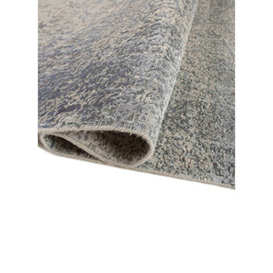 Alfombras de Lana y Seda Anudadas a Mano del Extremo Oriente, Modelo AKWS-13058, Rectangulares con Diseño de Medallón, para Pasillos, Salas de Estar y Hogares - Product Image 2