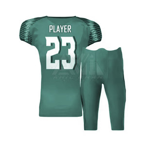 Uniforme de Fútbol Americano Personalizable para Hombres de Talla Grande con Mangas Cortas y Opciones de Equipos - Product Image 2