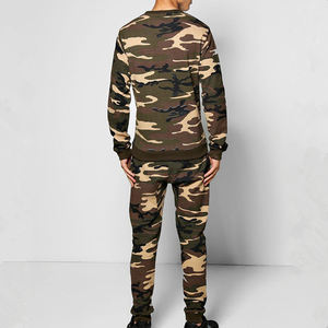 Survêtements en molleton à manches longues en tissu de camouflage 100% original de qualité super fantastique pour hommes pour l'automne - Product Image 3