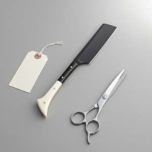 Navaja de Afeitar Recta de Acero Inoxidable de Grado Industrial, Negra, con Mango de Madera, Hoja de Punta de Clip, Soporte ODM OEM - Product Image 6