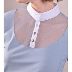 Ropa ecuestre de alta calidad, ropa deportiva, camiseta de manga corta con capa Base, camiseta técnica personalizada al por mayor para montar a caballo - Product Image 2