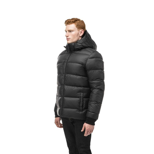 Chaquetas de plumón de color y logotipo personalizado de alta calidad para hombre, Abrigo acolchado de burbujas con cuello levantado para clima frío, chaqueta para hombre - Product Image 2