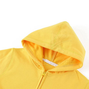 Sudaderas con capucha para niños de algodón de secado rápido y transpirables, con cremallera y mangas largas, al por mayor, las más vendidas. - Product Image 3