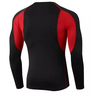 Meilleure vente Haut d'entraînement à manches longues pour hommes Rash Guard Jogging Wear Tissu évacuant l'humidité pour les amateurs de sport - Product Image 2