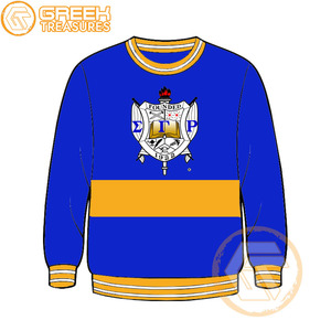 Sudadera de lana de algodón Sigma Gamma Rho personalizada de alta calidad, Jersey bordado, chaqueta para mujer, ropa griega, estilo de hermandad - Product Image 1