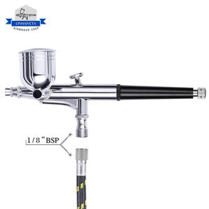 Set Mini Aerografo a Doppia Azione LinhaivetA in Rame per Body Art, Decorazione Torte e Nail Art - Product Image 4