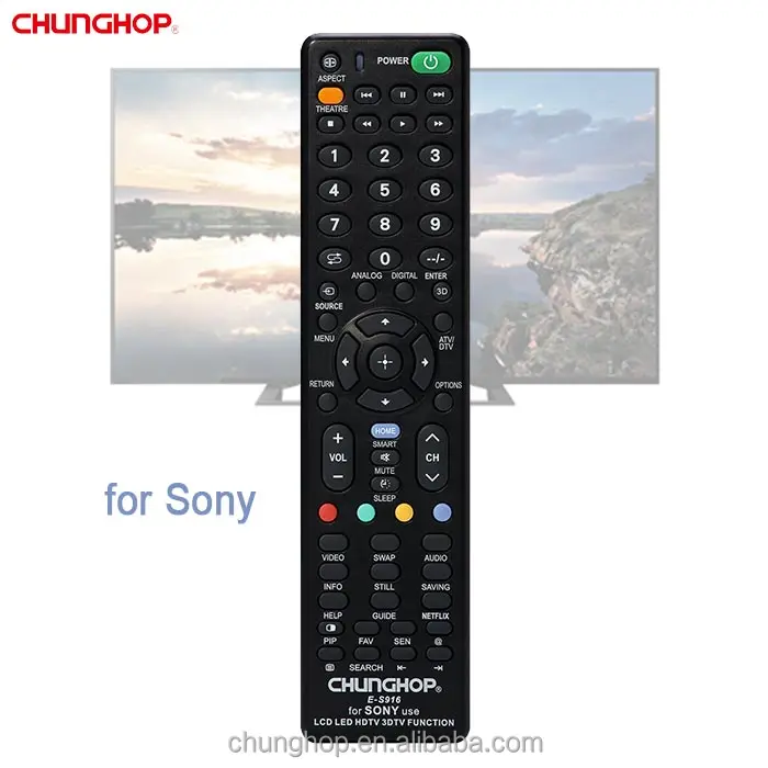 E-S916 Chunghop TV Remote Controller for Sony Remote Control