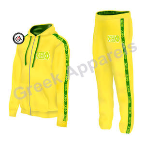 Chi Eta Phi Sororirty Embroidery Women Fleece Tracksuit | XHO Sorority Embroidered <b>Ladies</b> Custom Style <b>Jogging</b> <b>Suit</b> - Product Image 2