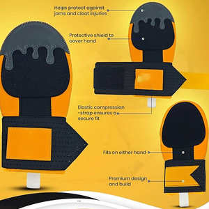 Gant coulissant de baseball doux et durable avec logo brodé Gant de softball Gant de base de course Gant de base de softball pour homme Gant de base coulissant de course - Product Image 6